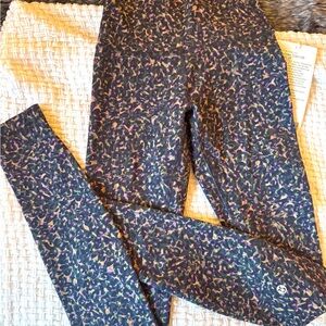 lululemon athletica Multicolor Patterned Leggings